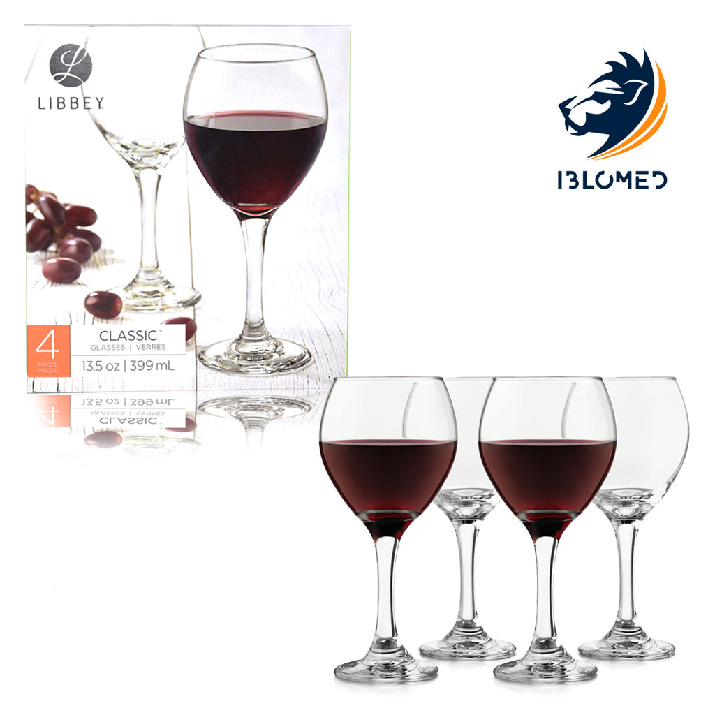 Juego de Copas Libbey Classic Glasses Vino Tinto 4 Piezas